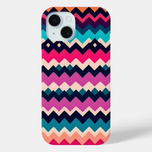Zigzag Zickzack farbiges Muster Case-Mate iPhone Hülle