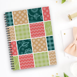 Zigzag, Zickzack, Gingham, Polka Dots, Patchwork Planer