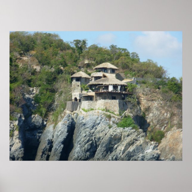 Zihuatanejo Cliffside Poster (Vorne)