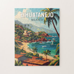 Zihuatanejo Mexico Reise Kunst Vintage