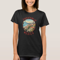 Zihuatanejo Mexico Retro Distressed Circle
