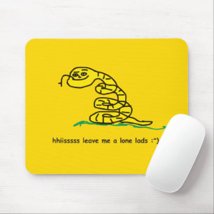 Ziiiiiisch Lasst Mich In Ruhe Jungs Gadsden-Parodi Mousepad