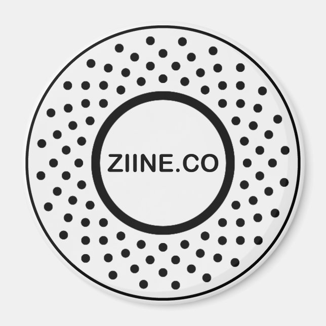 Ziine.co Large Round Magnet (Vorne)