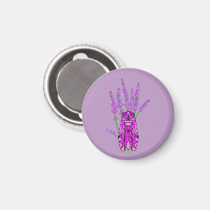 Zikade und Lavendel. Pprovence Magnet