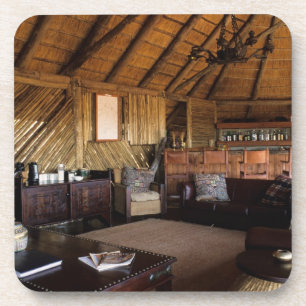 Zimbabwe, Hwange National Park, Linkwash Lodge. Getränkeuntersetzer