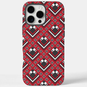 Zimbabwischer Retso-afrikanischer Retro-Mudcloth-D iPhone 16 Pro Max Hülle