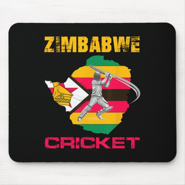 Zimbwe Cricket Zimbwean Men  Mousepad (Vorne)