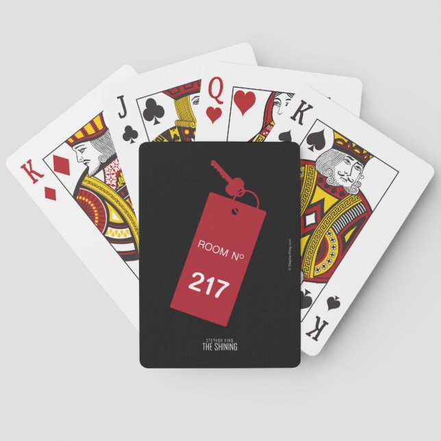 Zimmer 217 Schlüssel Spielkarten (Rückseite)