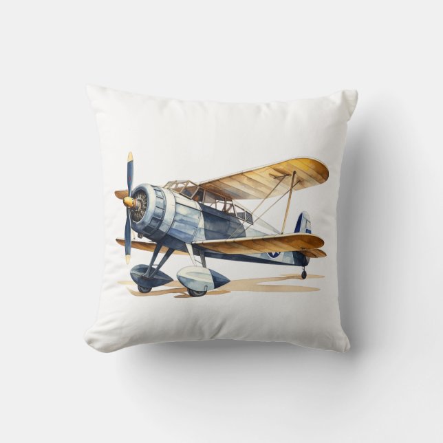 ZIMMER FÜR FLUGZEUGE KISSEN (Vorderseite)