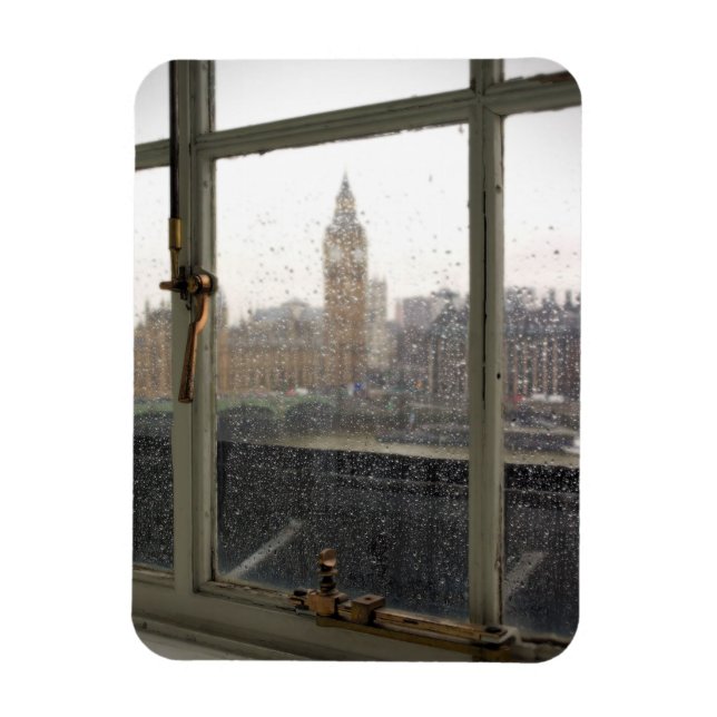 Zimmer mit Aussicht - Big Ben - London Magnet (Vertikal)