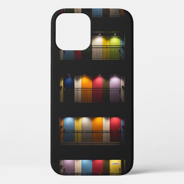 ZIMMER MIT FARBTÜREN Case-Mate iPhone HÜLLE (Rückseite)