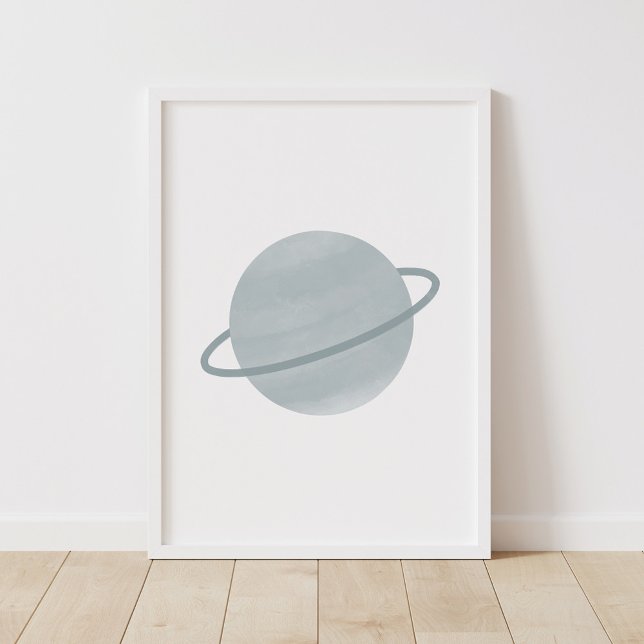 Zimmerdekor eines neutralen Planeten im Weltraum Poster (Von Creator hochgeladen)