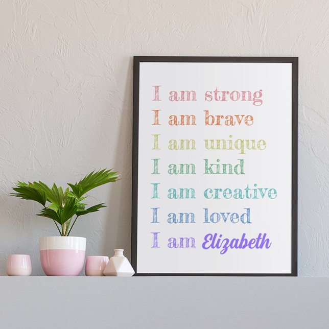 Zimmerdekor für motivierend Affirmative Girls Poster (Von Creator hochgeladen)