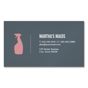 Zimmermädchen-Service Magnetische Visitenkarte