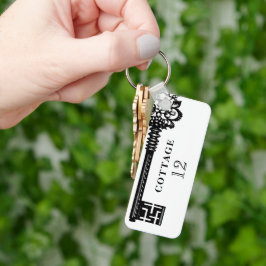 Zimmernummer Rental Business Skelett Schlüssel Sch Schlüsselanhänger