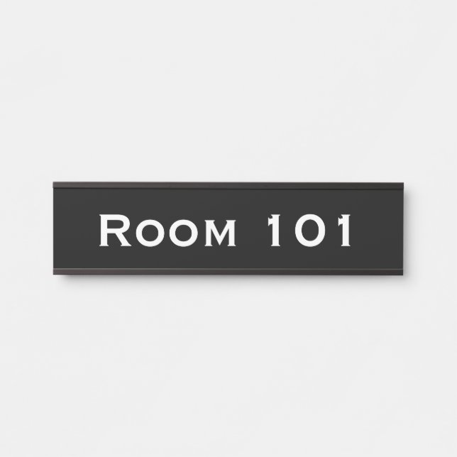 Zimmernummer Türsignatur Hotel Office Gebäude Türschild (Vorderseite )