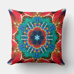 Zimt-Kaleidoskop Kissen