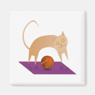 Zimt-Katze Magnet