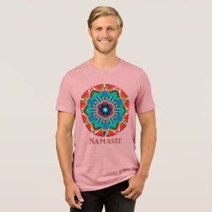 Zimt-Namaste-Kaleidoskop-T-Shirt Tri-Blend Shirt