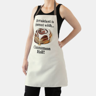 Zimtschnecken Süße Brötchen Gebäck Bäckerei Schürze