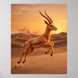 Zimtzucker-Churro-Gazelle Poster