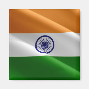 zIN002 Indischer schwellender FLAG Indien, Kühlsch Magnet