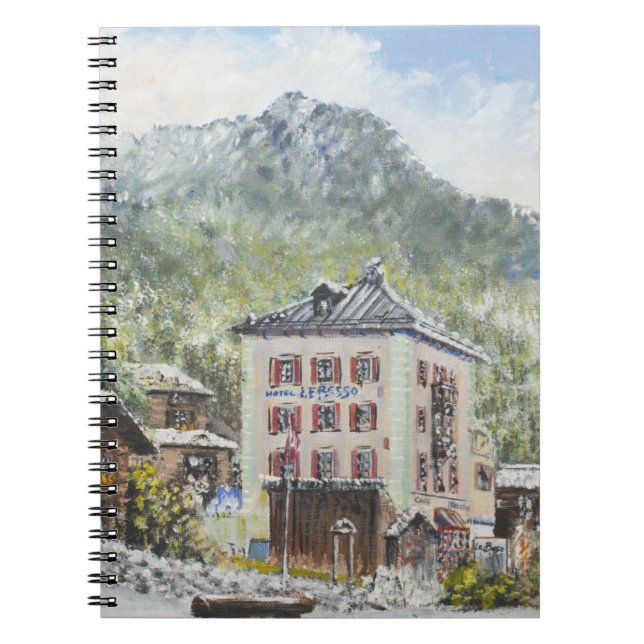 Zinal die Schweiz. 2007 Notizblock (Vorderseite)