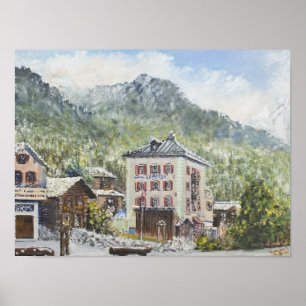Zinal die Schweiz. 2007 Poster