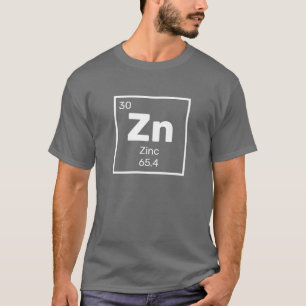 Zinc / Tableau périodique - T-shirt élément Zn
