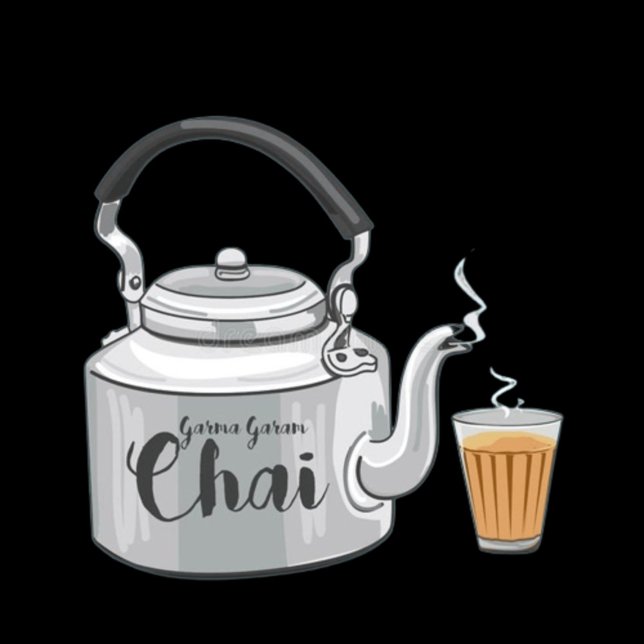 Zindagi Wahi Jeety Hai, Chai Peety Hai. Kaffeetasse (Garam Garam Chai)