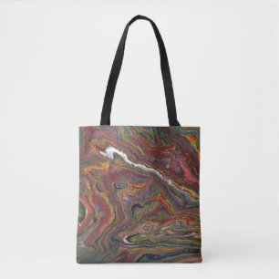 Zing 1 Abstrakt Geode-Tasche Tasche