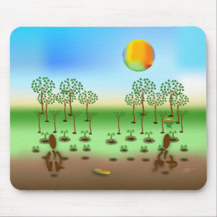 Zinglees ~ Bäume Mousepad