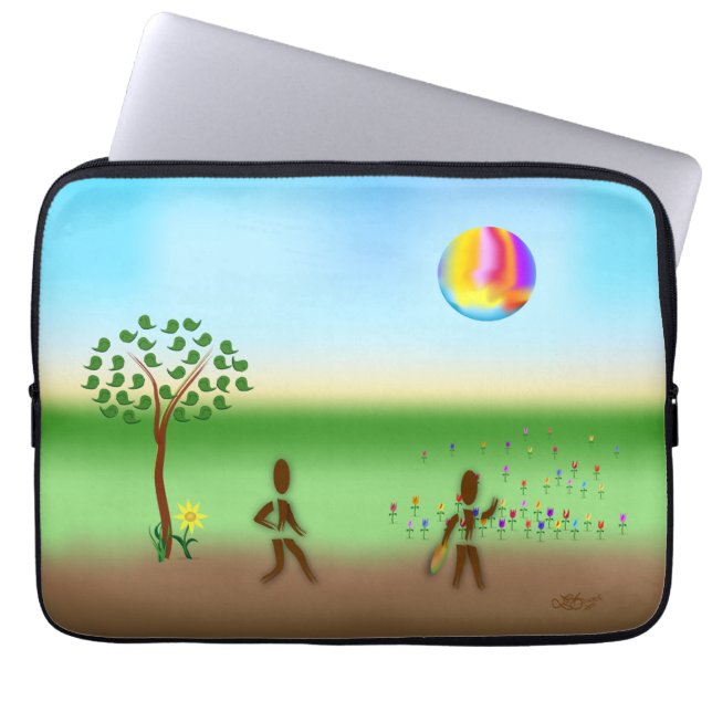 Zinglees ~ May Laptopschutzhülle (Vorderseite)