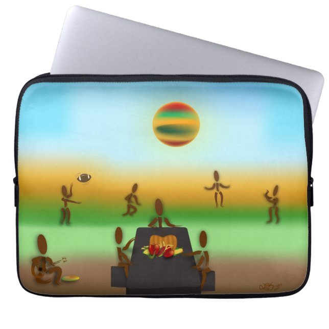 Zinglees ~ November Laptopschutzhülle (Vorderseite)