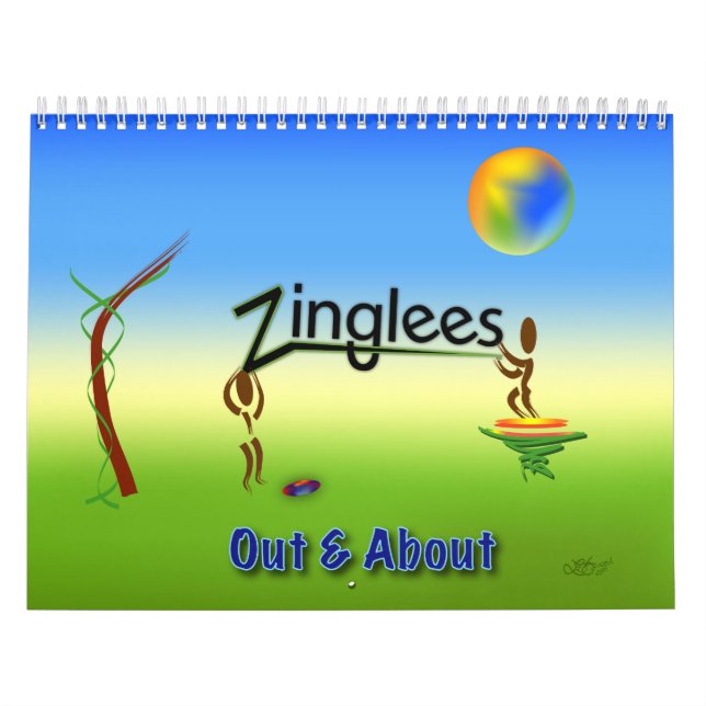 Zinglees ~ Out & About Kalender (Titelbild)