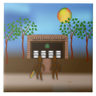 Zinglees ~ Recycelnd Fliese