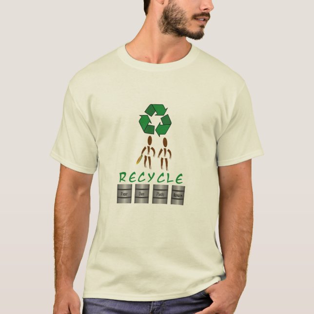 Zinglees ~ Recycelnd T - Shirt (Vorderseite)