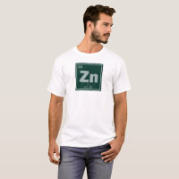 Zink-chemisches Element-Symbol-Chemie-Formel