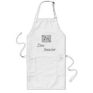 Zink-Saucier Küchen-Schürze Lange Schürze
