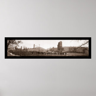 Zinkbergwerk, WI-Foto 1915 Poster