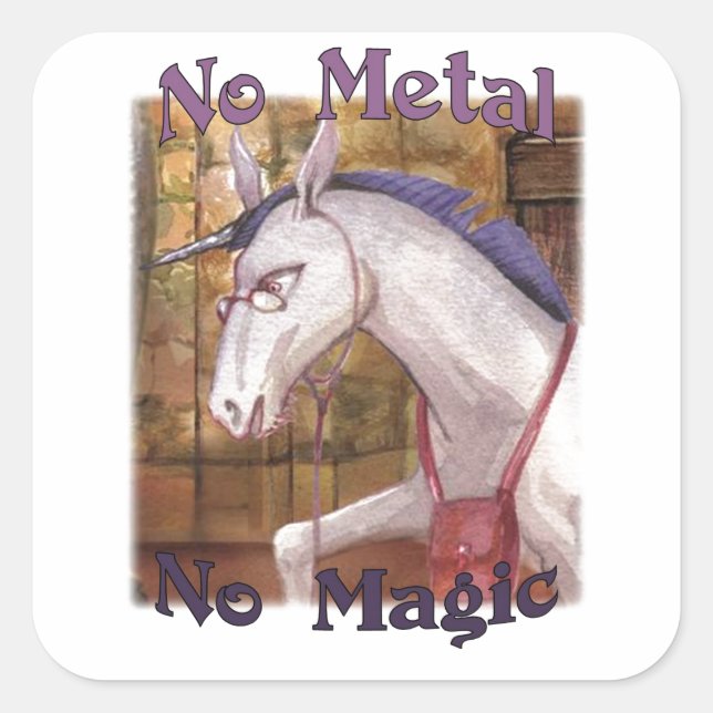Zinko No Metal No Magic Stickers (Vorderseite)