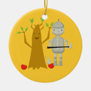 Zinmann nahe bei sprechenbaum-Weihnachtsverzierung Keramik Ornament