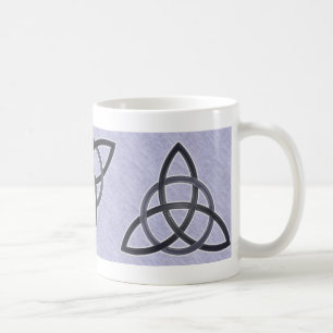 Zinn-Dreiheits-Knoten-Tasse Kaffeetasse