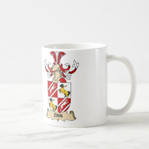 Zinn Familienwappen Kaffeetasse