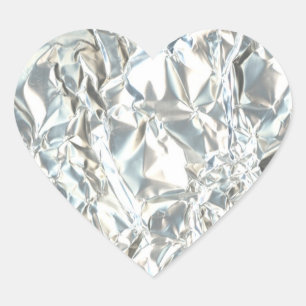 Zinn-Folien-Diamant-Herz-Aufkleber Herz-Aufkleber