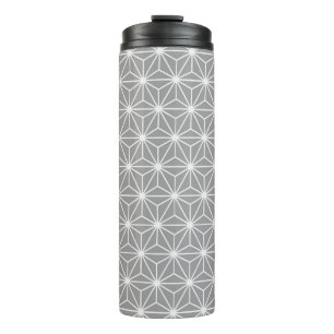 Zinn-geometrisches Isosceles Dreieck-Muster Thermosbecher