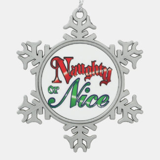 Zinn-Schneeflocke-Verzierung/freches oder Nizza Schneeflocken Zinn-Ornament
