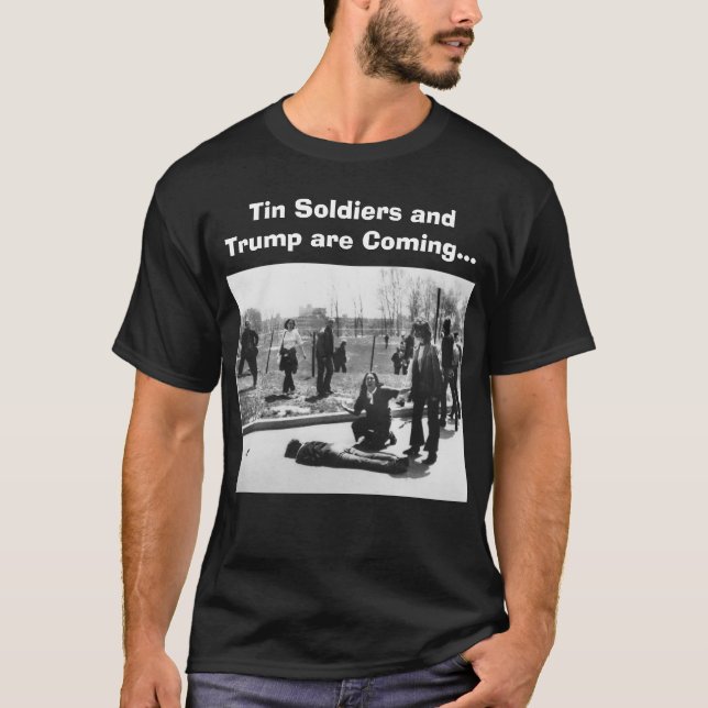 Zinn-Soldaten und Trumpf T-Shirt (Vorderseite)