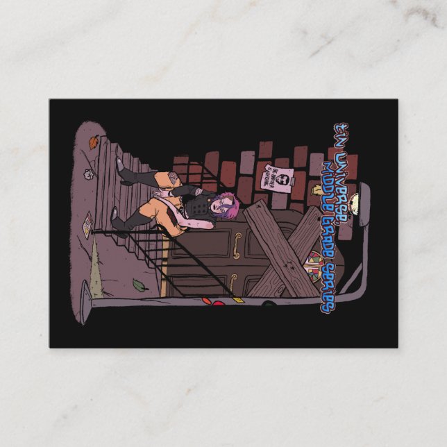 Zinn-Universum-mittlere Grad-Reihen-Trading Card Visitenkarte (Vorderseite)