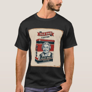 Zinn-Werbezeichen für alten Beutel-Kaffee T-Shirt